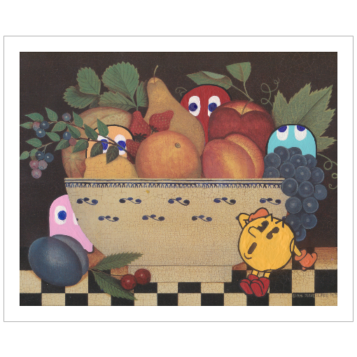 "Pac-Man Fruit Salad" Print