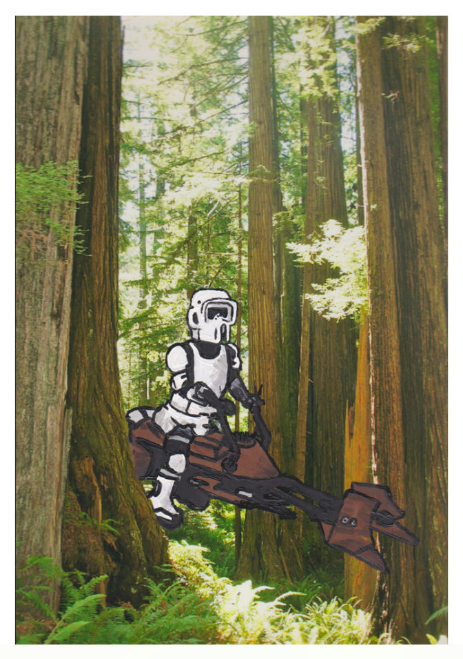 "Speederbike" Print