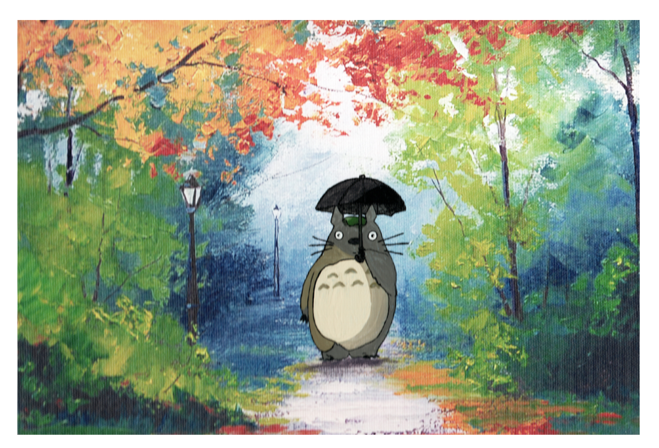 "Totoro's Rainbow" Print